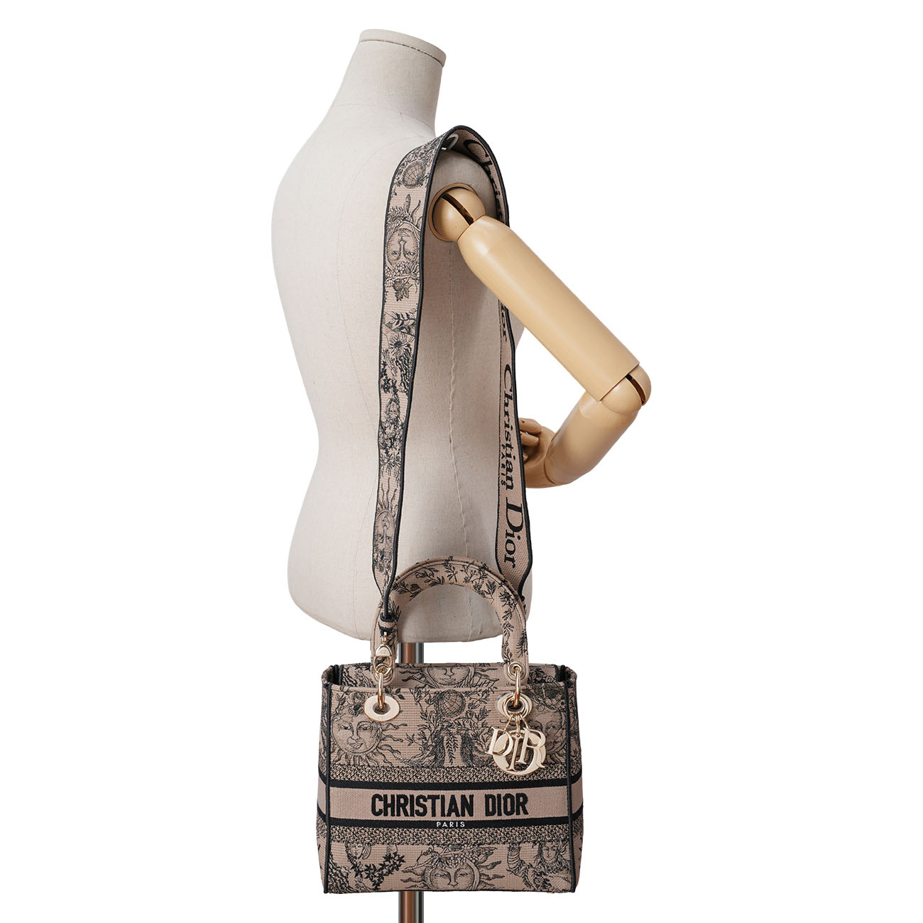 CHRISTIAN DIOR(USED)디올 D-LITE 레이디백 미듐